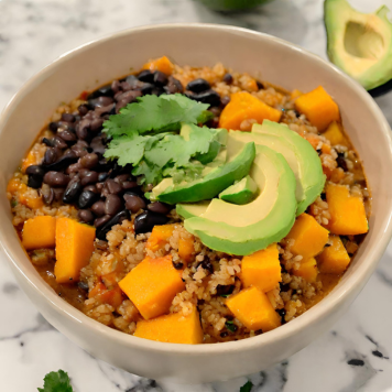 Vegan Butternut Squash & Black Bean Stew